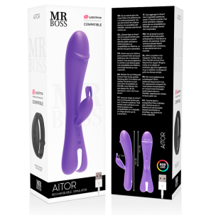 MR. BOSS Aitor – vibromasseur rabbit avec télécommande – photo 11
