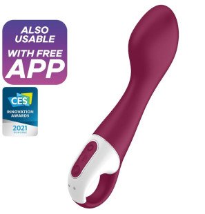 Vibromasseur point G Satisfyer Hot Spot en silicone, rechargeable et étanche – photo 1