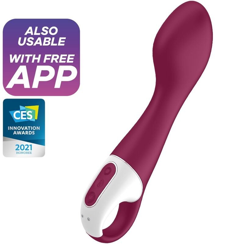 Vibromasseur point G Satisfyer Hot Spot en silicone, rechargeable et étanche – photo 1
