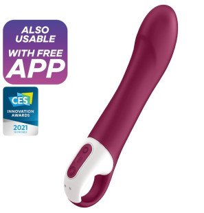 Satisfyer Large G-Spot Vibrator with Heating Function, Silicone – image 1