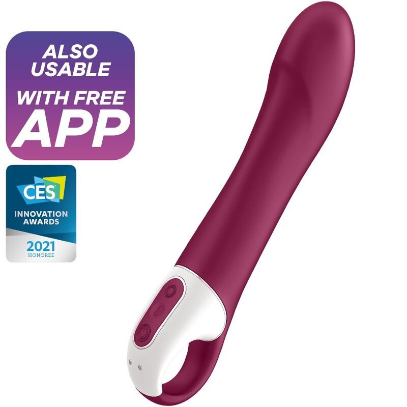 Satisfyer grote G-spot vibrator met warmtefunctie van silicone – foto 1