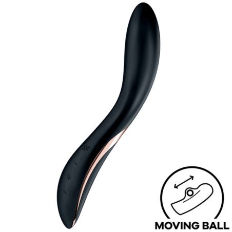 Satisfyer Rollende G-spot vibrator van silicone, oplaadbaar en waterdicht