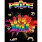 Gode Pride en silicone 17 cm avec motif drapeau LGBT – photo 3 Gode Pride en silicone 17 cm avec motif drapeau LGBT – photo 3