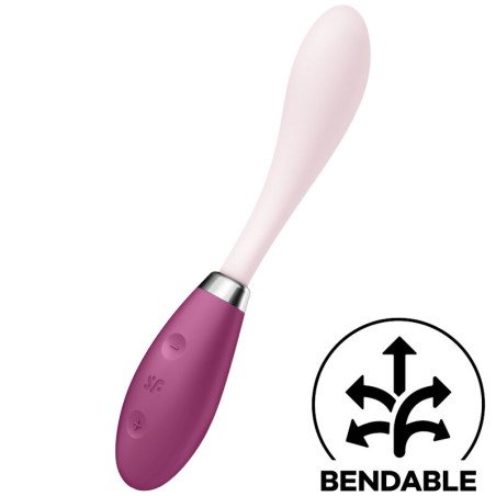Satisfyer G-Spot Flex 3 Multi vibrator met vibratie en siliconen