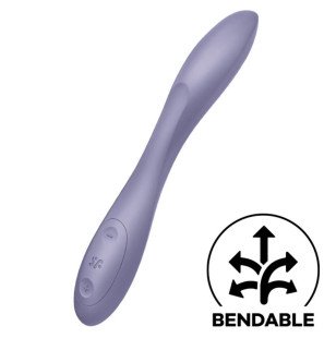 Satisfyer G-Spot Flex 2 Multifunktionsvibrator aus Silikon, lila – Bild 1