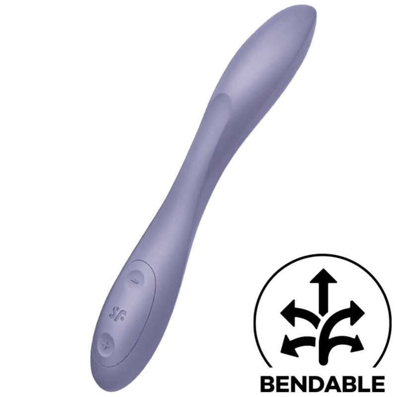 Satisfyer G-Spot Flex 2 multifunctionele vibrator van silicone paars – foto 1