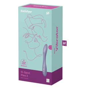 Satisfyer G-Spot Flex 2 multifunctional silicone vibrator, purple – image 4