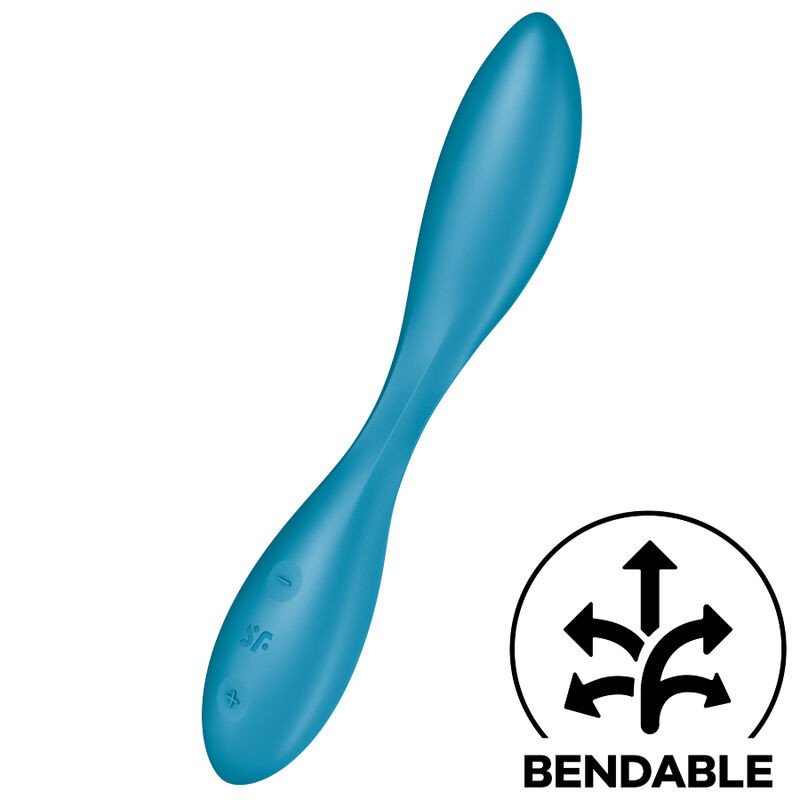 Satisfyer G-Spot Flex 1 Multi vibrator met vibratie, blauw – foto 1