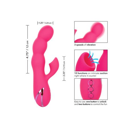 Calexotics Oceanside Orgasm oplaadbare rabbitvibrator van silicone – foto 2