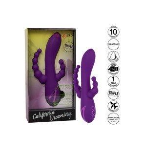 Calexotics Long Beach Bootylicious purple waterproof rabbit vibrator – image 5