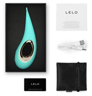 LELO DOT silicone clitoral stimulator, aqua green – image 2