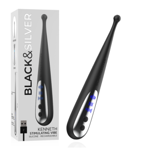 Kenneth Silicone Vibrator, Rechargeable and Waterproof – image 1