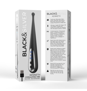 Kenneth Silicone Vibrator, Rechargeable and Waterproof – image 6