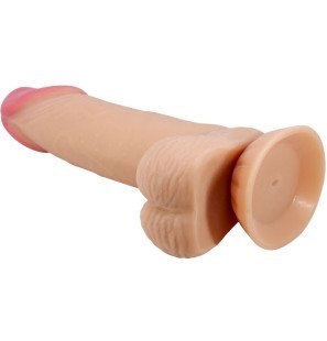 Realistische dildo met zuignap en Sliding Skin 19,4 cm – foto 2