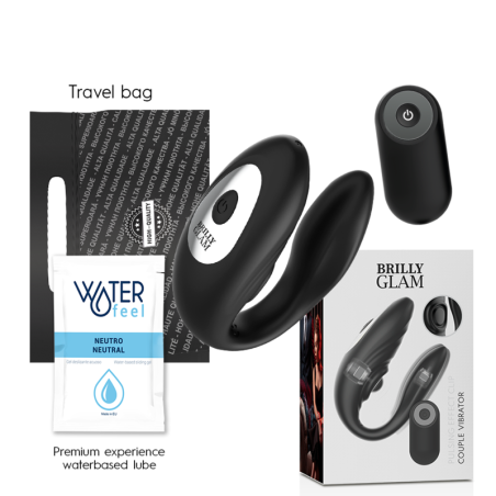 Brilly Glam vibrerende set van siliconen met afstandsbediening