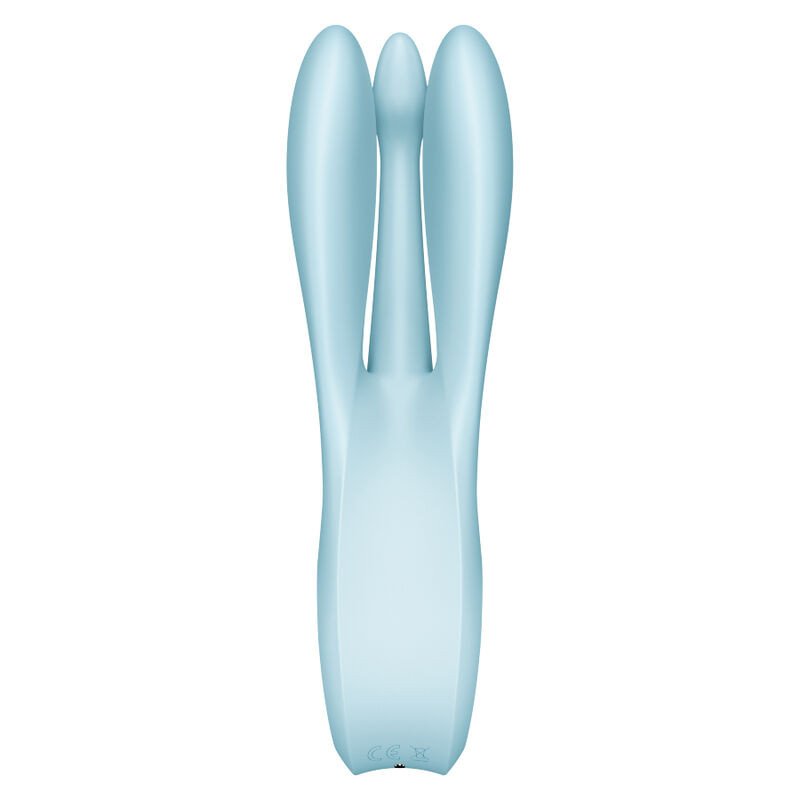 Satisfyer Triangle Silicone Vibrator, Rechargeable and Waterproof – image 1