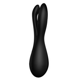 Vibromasseur en silicone Satisfyer Threesome 2, rechargeable et étanche – photo 4