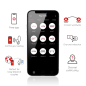 App-gestuurd vibrerend ei van silicone 7 x 2,7 cm – foto 2