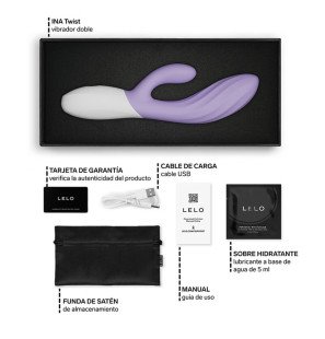 LELO INA TWIST rabbitvibrator voor G-spot en clitoris – foto 6