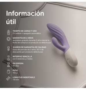 LELO INA TWIST, vibromasseur rabbit pour le point G et le clitoris – photo 9