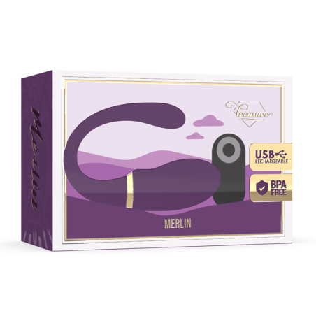 Treasure Merlin dual couples' vibrator with remote control – image 2