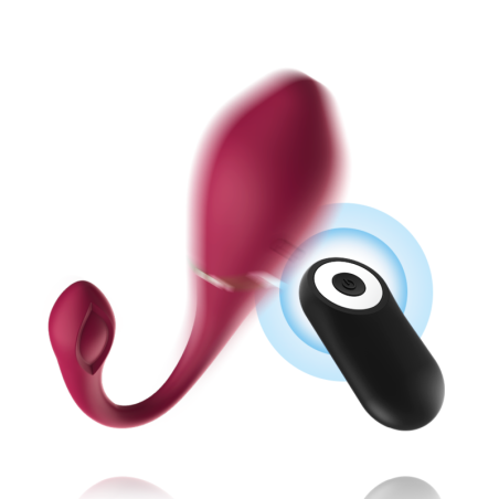 CICI BEAUTY siliconen ei vibrator met afstandsbediening
