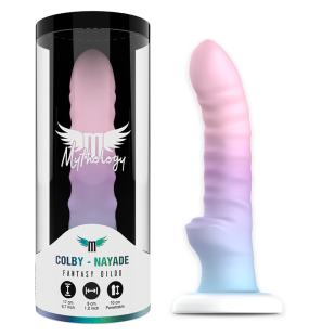 Mythology Colby Nayade godemiché en silicone rechargeable avec télécommande – photo 1