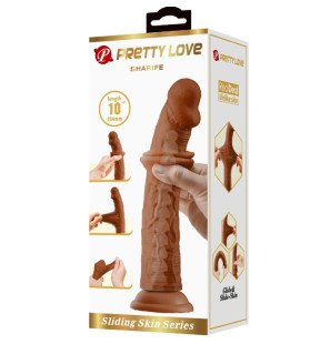 Realistic TPR dildo with suction cup, 25 cm – image 6