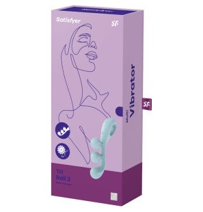 Wibrator Satisfyer Tri Ball 2 Multi, niebieski – zdjęcie 4