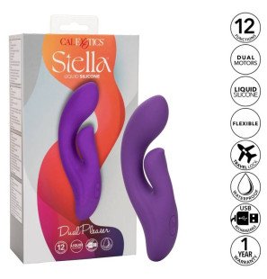 Calexotics Stella Dual Pleaser waterdichte vibrator van silicone