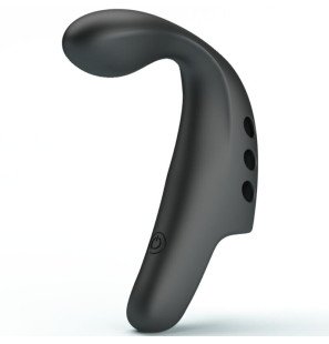 Pretty Love Gorgon – wiederaufladbarer Silikon-Fingervibrator, schwarz – Bild 1