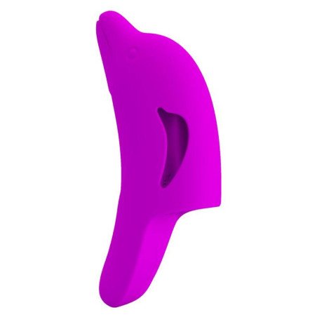 Pretty Love Delphini Purple Silicone Finger Vibrator – image 1