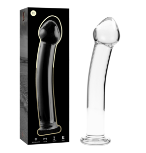 Nebula Series Model 11 Glasdildo aus Borosilikatglas 16 cm