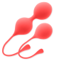 Kendall Red Silicone Kegel Balls by Intense – image 1