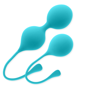 Kendall Blue Silicone Kegel Ball Set – image 1