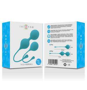 Ensemble de boules de Kegel en silicone Kendall bleu – photo 2