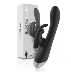 Vibromasseur rabbit rechargeable et étanche en silicone – photo 1