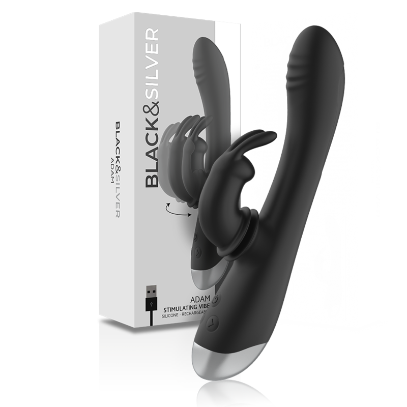Vibromasseur rabbit rechargeable et étanche en silicone – photo 1