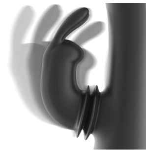 Vibromasseur rabbit rechargeable et étanche en silicone – photo 6