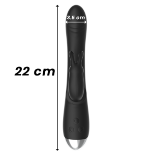 Vibromasseur rabbit rechargeable et étanche en silicone – photo 8