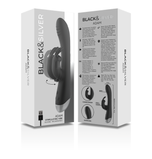 Vibromasseur rabbit rechargeable et étanche en silicone – photo 10