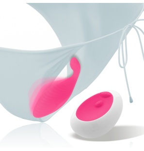 Intense, vibromasseur rose pour culotte avec télécommande – photo 2