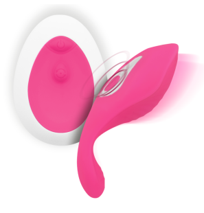 Intense, vibromasseur rose pour culotte avec télécommande – photo 3