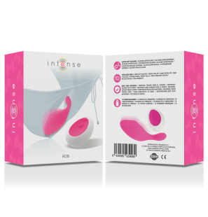 Intense, vibromasseur rose pour culotte avec télécommande – photo 7