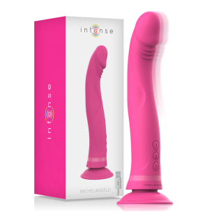 Intense Michelangelo Vibrationsdildo aus Silikon in Rosa – Bild 1