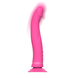 Intense Michelangelo Vibrationsdildo aus Silikon in Rosa – Bild 2