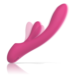 Luigi oplaadbare waterdichte rabbit vibrator van silicone