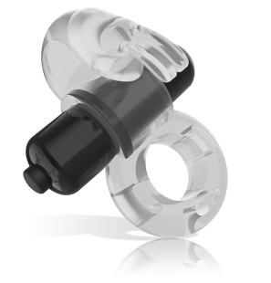 Transparent vibrating penis ring for intimate wellness – image 2