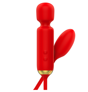 MIA Toscana Double Pleasure, wibrator typu wand z wibrującym jajkiem – zdjęcie 2