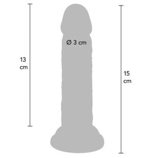 Get Real Deluxe realistische Dildo mit Saugnapf 15 cm – Bild 4